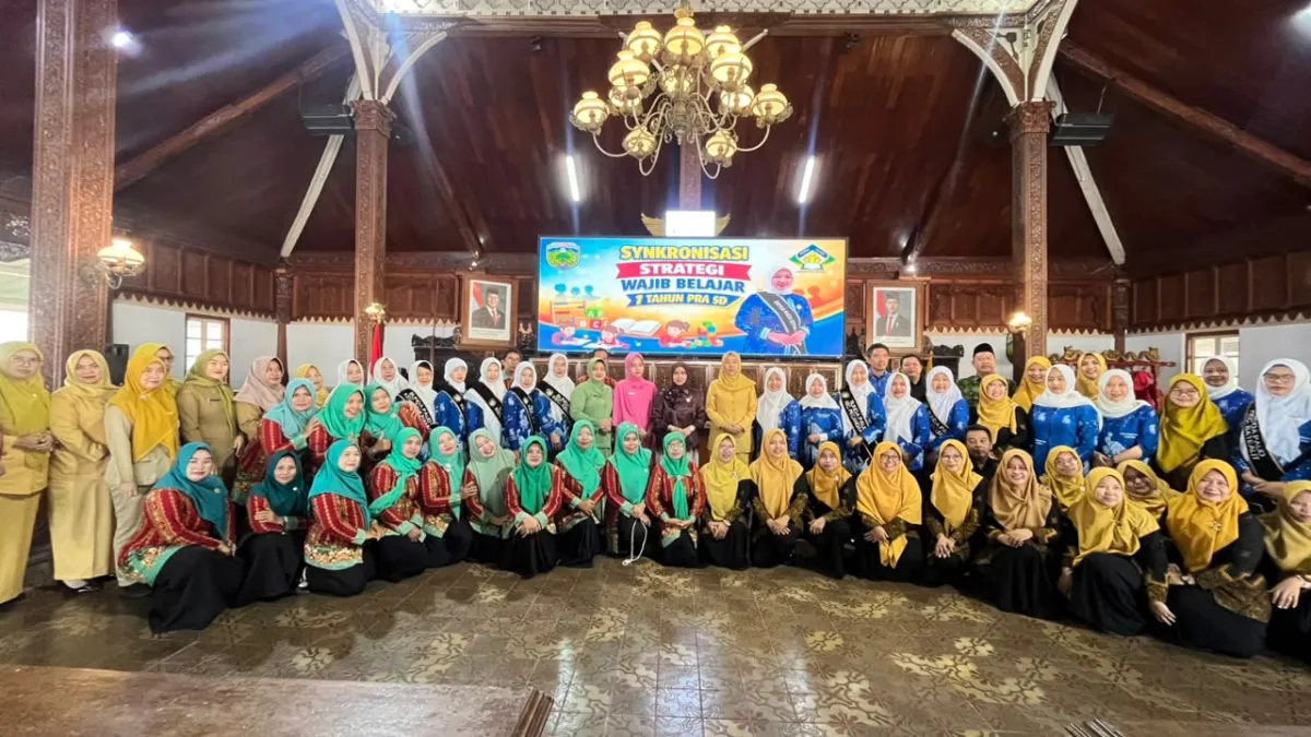 SYNKRONISASI STRATEGI WAJIB BELAJAR 1 TAHUN PRA SD