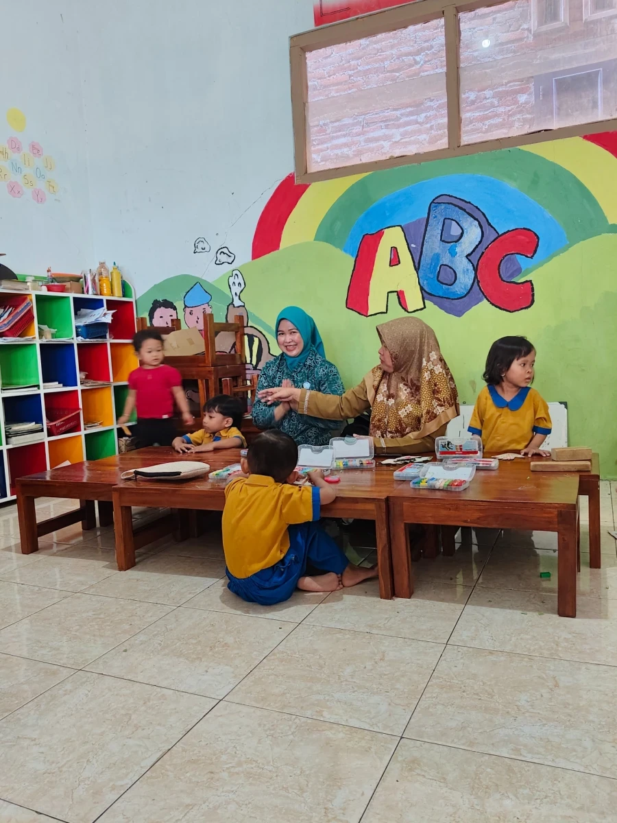 Bunda PAUD Kecamatan Pecangaan Berkunjung ke Satuan PAUD