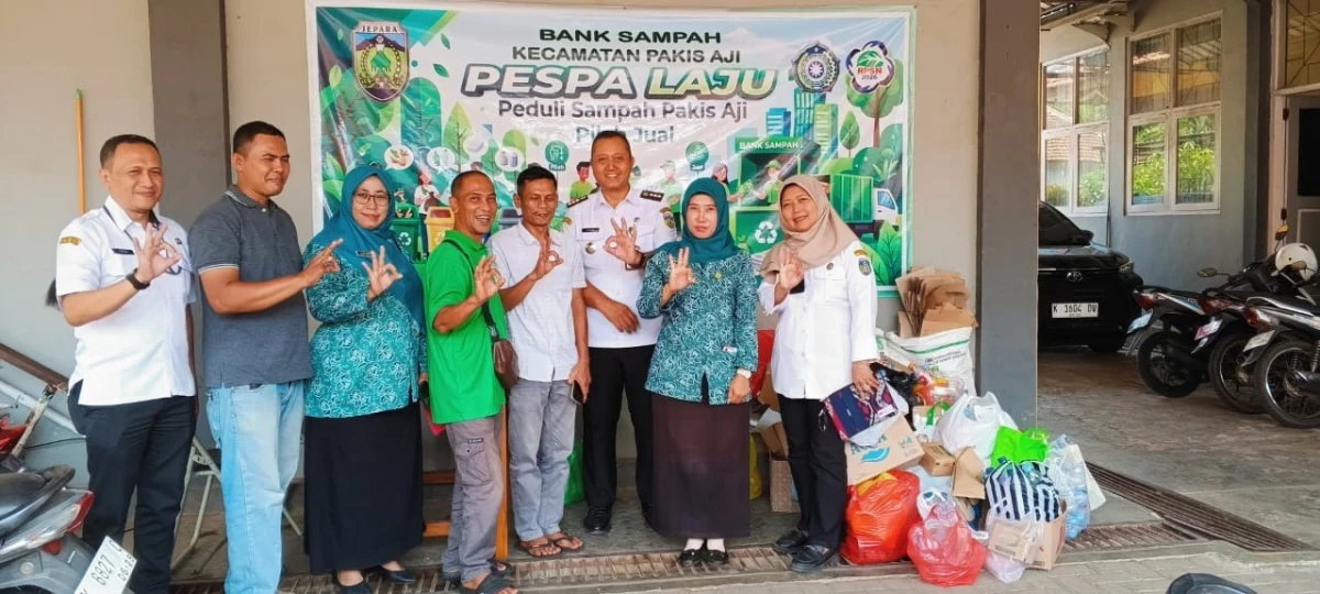 TP PKK Kecamatan Pakis Aji Berkoordinasi dan sharing mengenai pengelolaan sampah di Kecamatan Pakis Aji