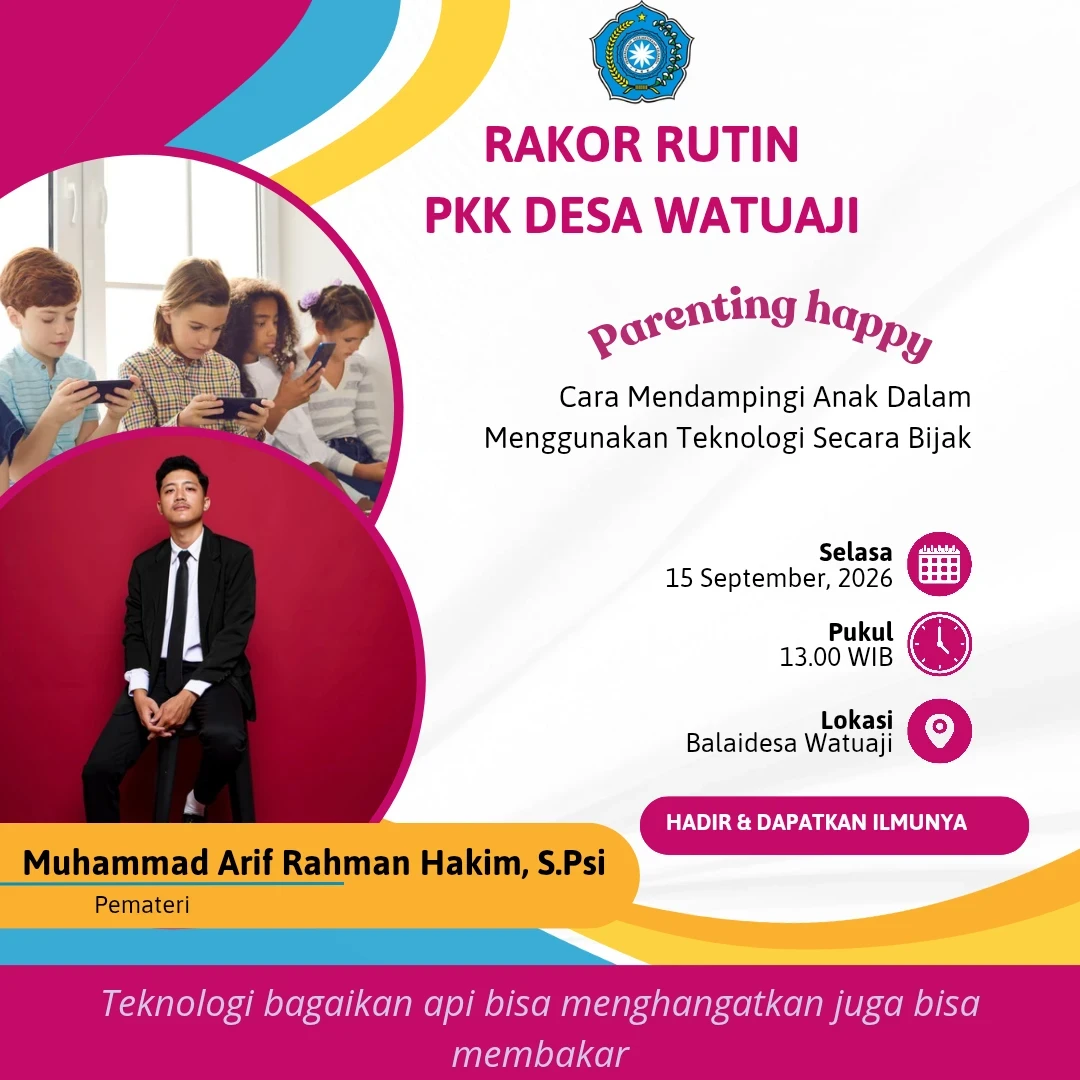 Rakor Rutin PKK desa Watuaji