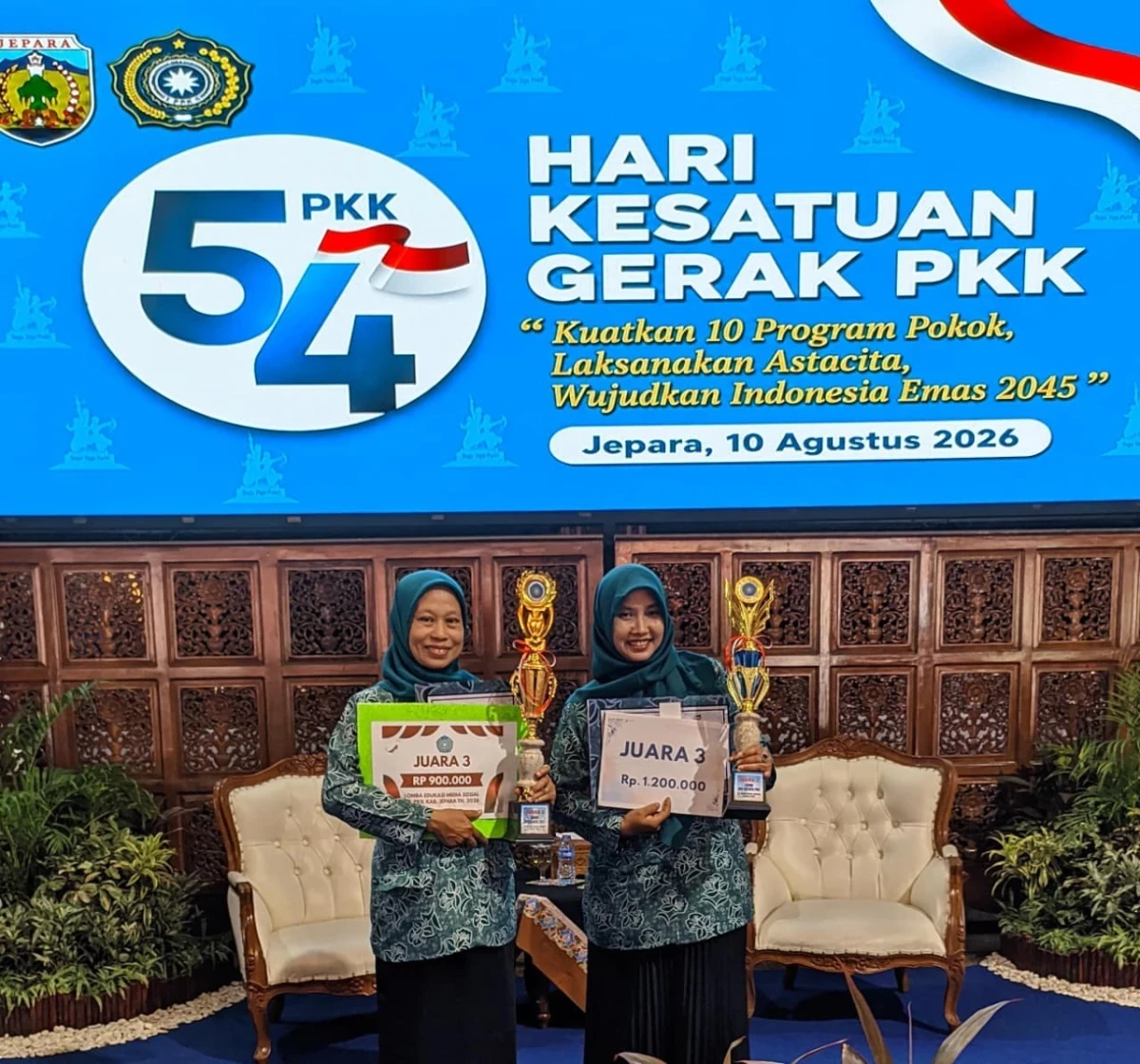 TP PKK Kecamatan Kalinyamatan Raih Juara 3 Lomba Edukasi Medsos