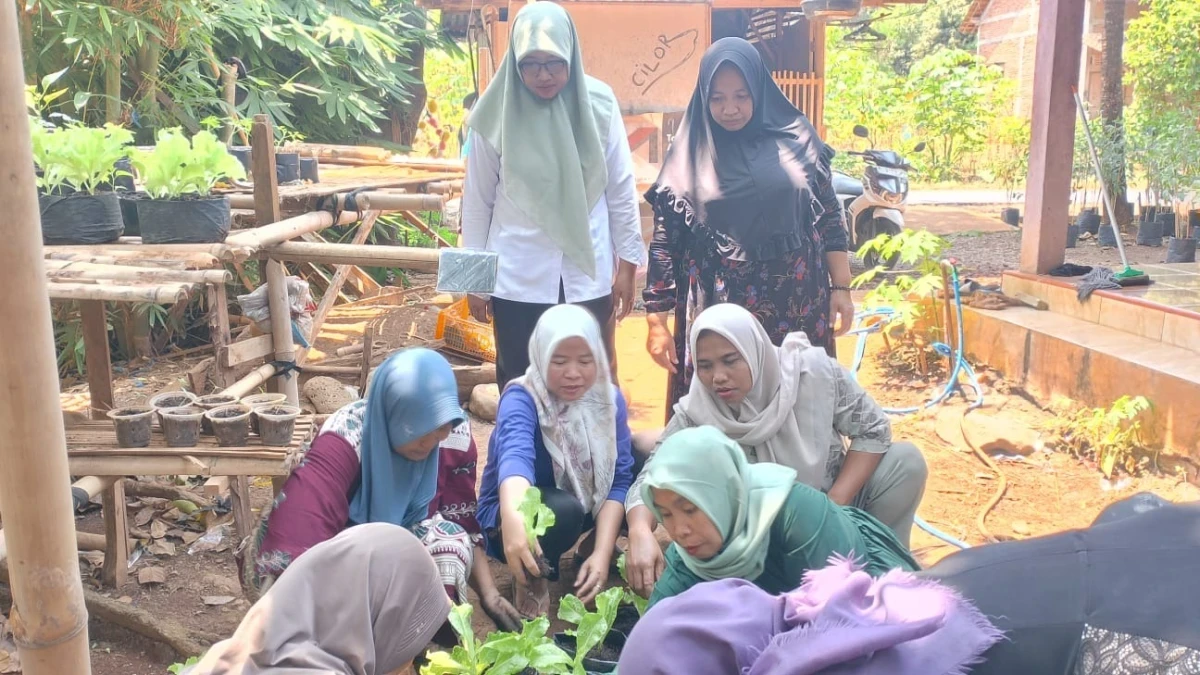 Pokja I TP PKK Kecamatan Mlonggo Dorong Pemanfaatan Lahan Pekarangan untuk Kemandirian Keluarga