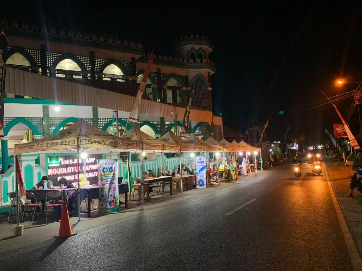 Jepara Bersholawat di Desa Bawu