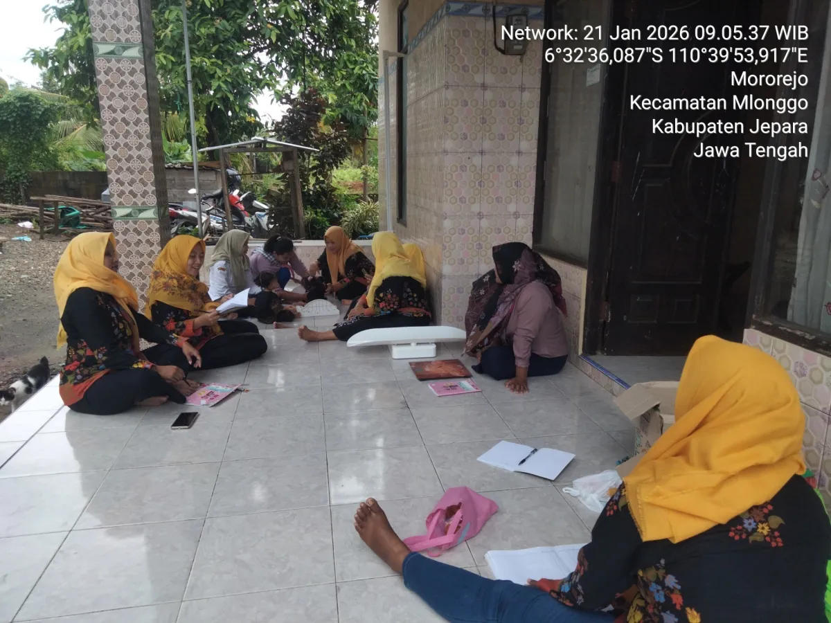 Posyandu 6 SPM Bulan Januari Desa Mororejo 