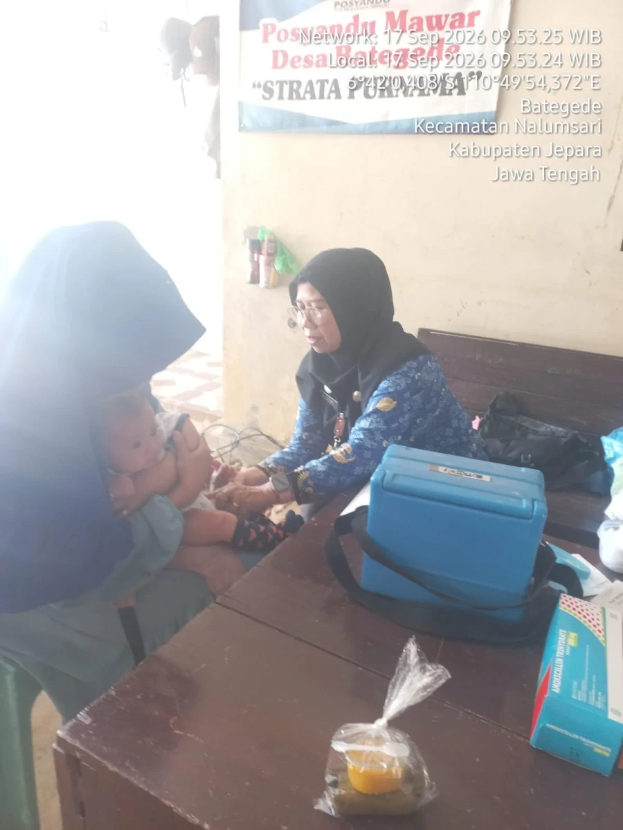 Kegiatan posyandu mawar dukuh sentul