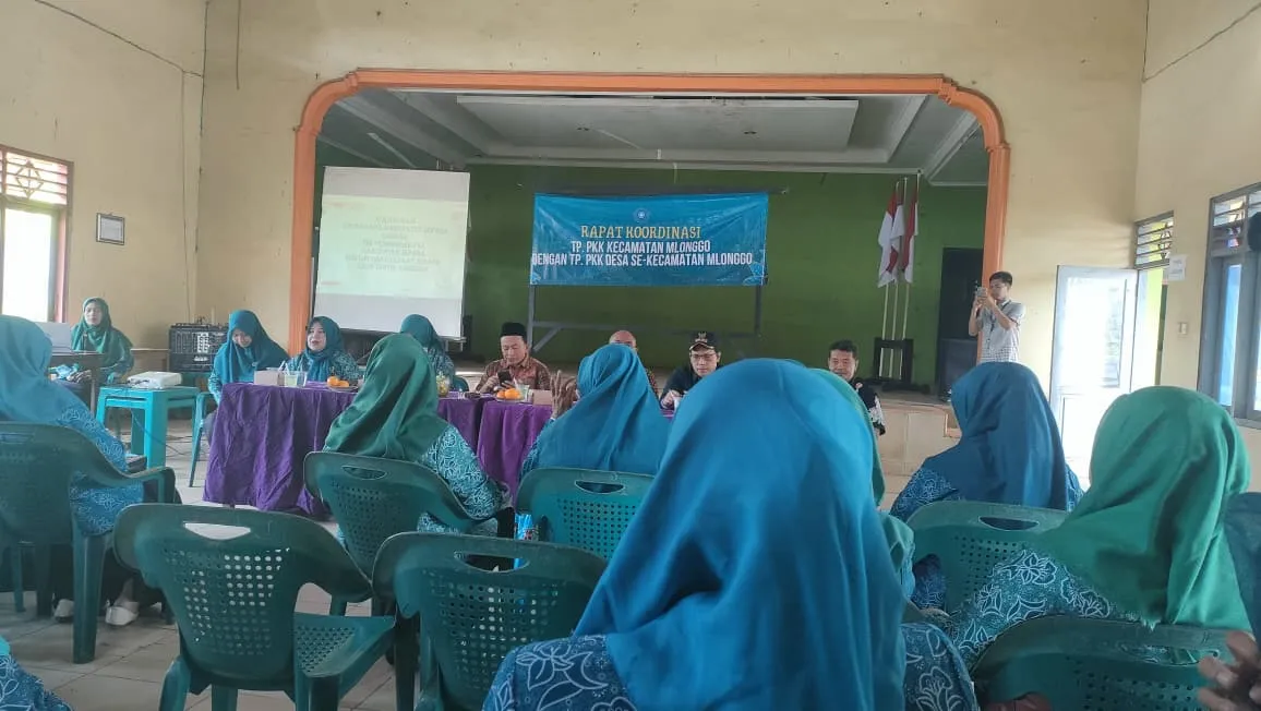 Rapat Koordinasi TP PKK Kecamatan Mlonggo dan TP PKK se Kecamatan Mlonggo