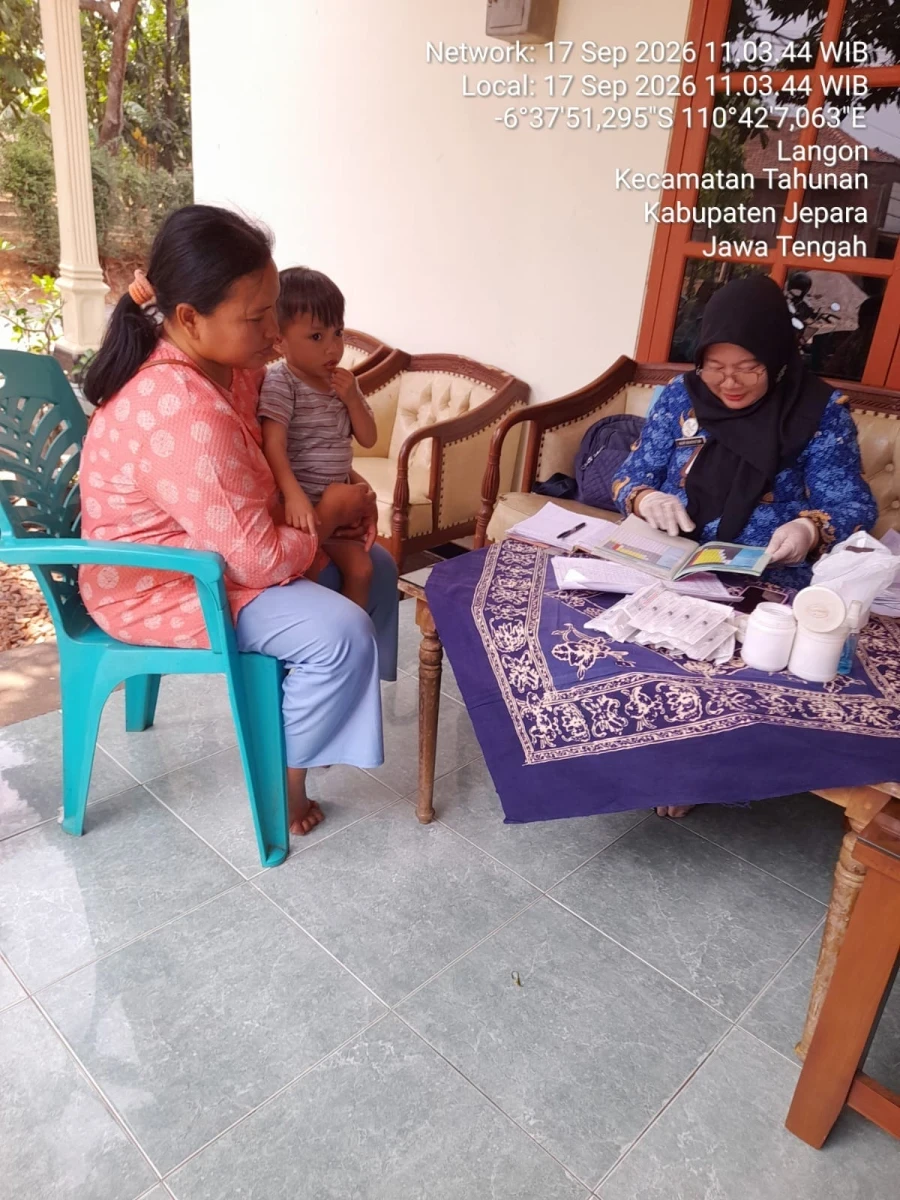 Kegiatan Posyandu Melati 4 Desa Langon