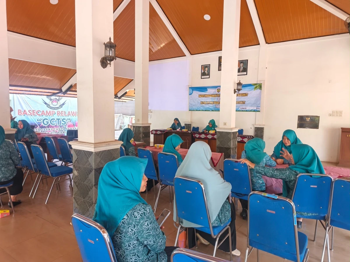 Kegiatan rapat koordinasi tp. Pkk kecamatan batealit dengan ketua tp. Pkk desa se kecamatan batealit tahun 2026