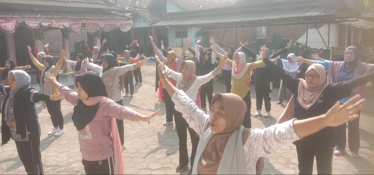 Senam GERMAS Desa Manyargading 