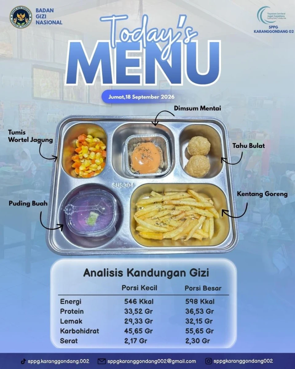 Pemberian Makanan Bergizi di Posyandu Harapan 3 RW 08 Karanggondang