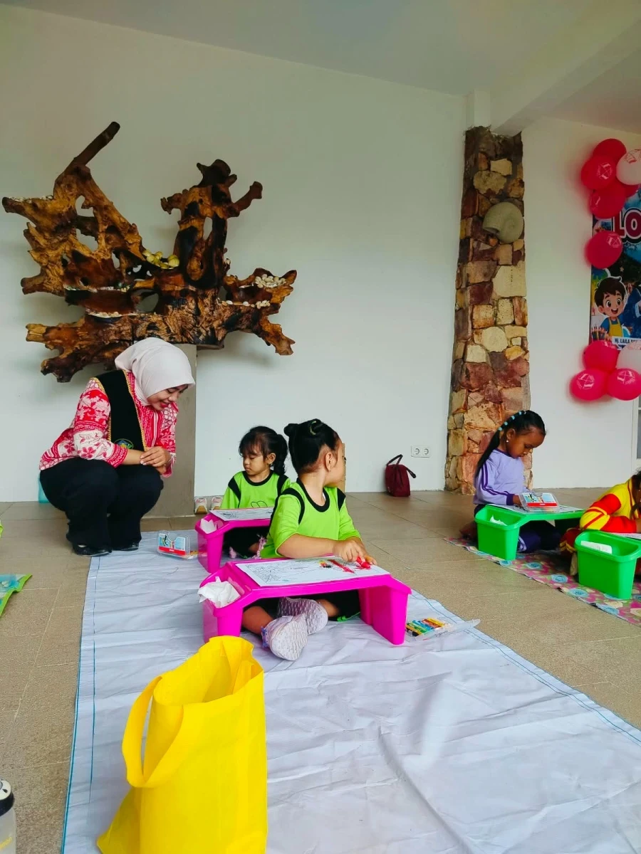 Lomba mewarnai tingkat TK & KB dalam Rangka Memperingati Kemerdekaan RI