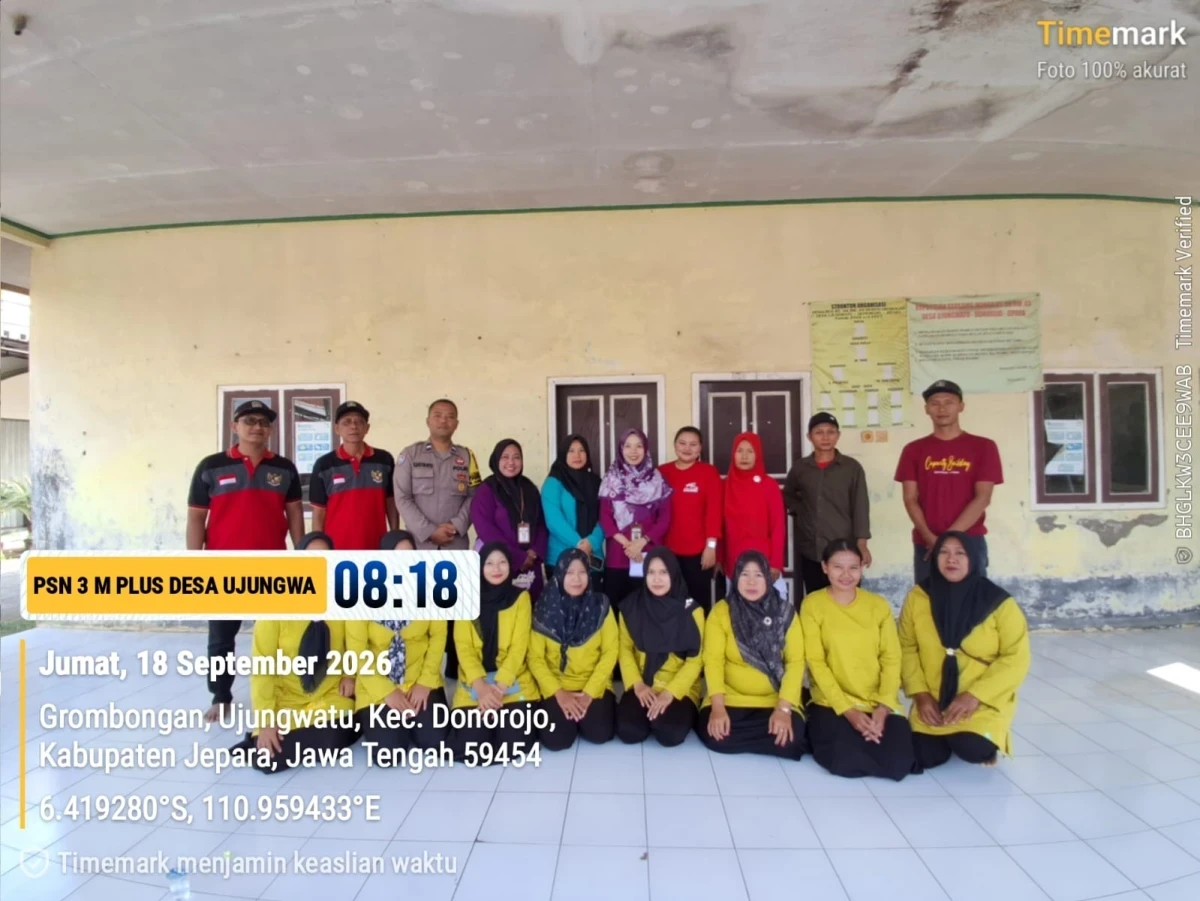 RAPAT PERSIAPAN GERTAK PSN DI DESA UJUNGWATU DUKUH GROBOGAN