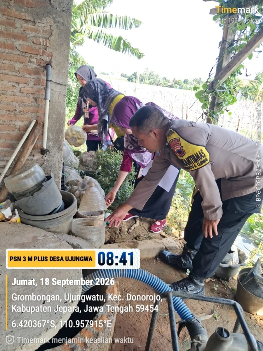PSN DAN SURVEI VEKTOR DESA UJUNGWATU KECAMATAN DONOROJO