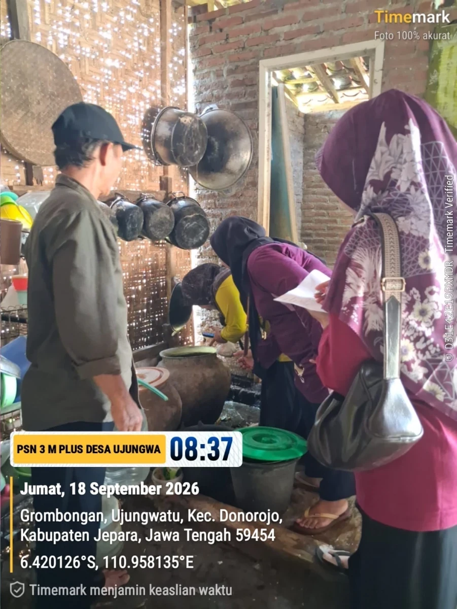 PSN DAN SURVEI VEKTOR DESA UJUNGWATU KECAMATAN DONOROJO