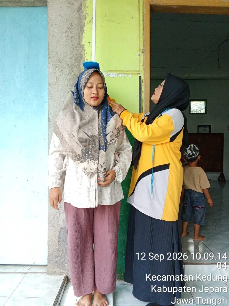 PELAKSANAAN POSYANDU CEMPAKA RW 04.