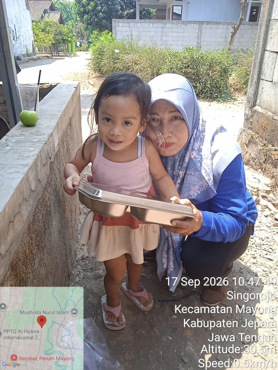 Akselerasi Gizi Anak, Posyandu Mawar Merah Singorojo Bagikan Paket MBG Tepat Sasaran