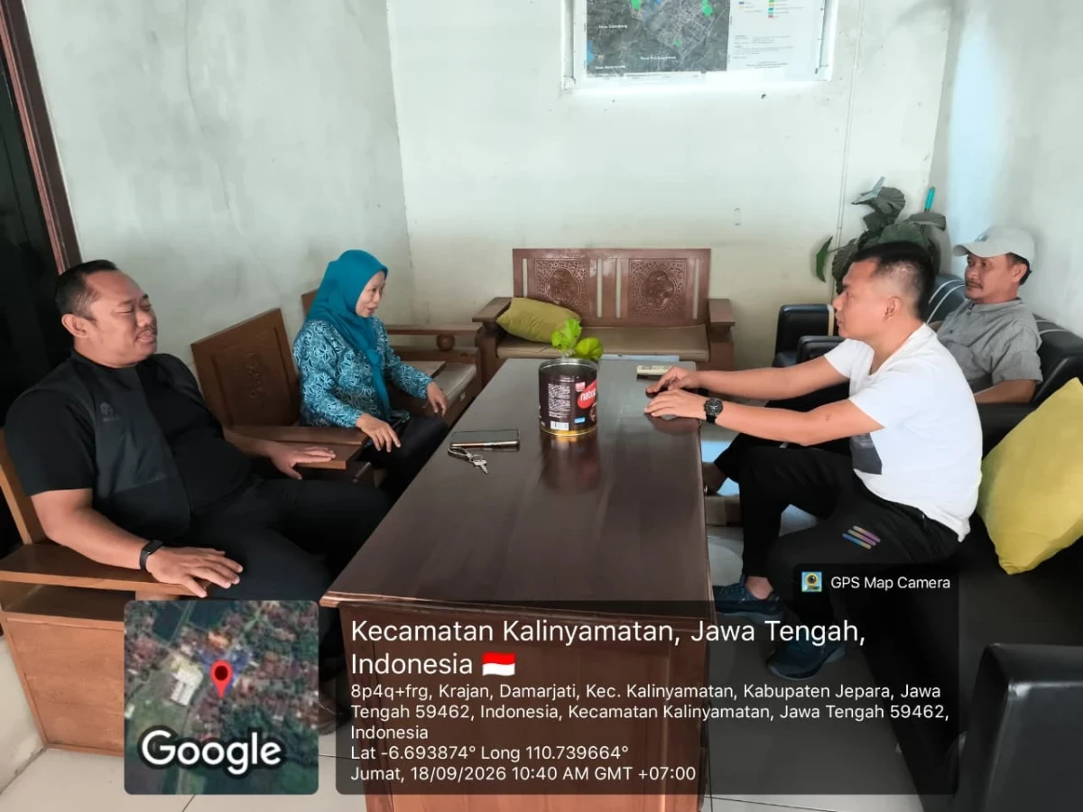 Persiapan Jepara Bersholawat di Desa Damarjati