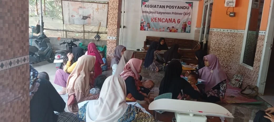 Kegiatan posyandu ilp kencana 6 desa geneng