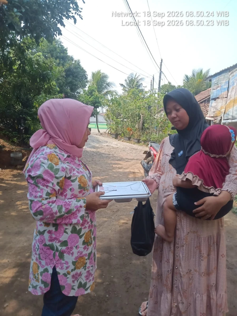 Pembagian MBG ke dukuh godang
