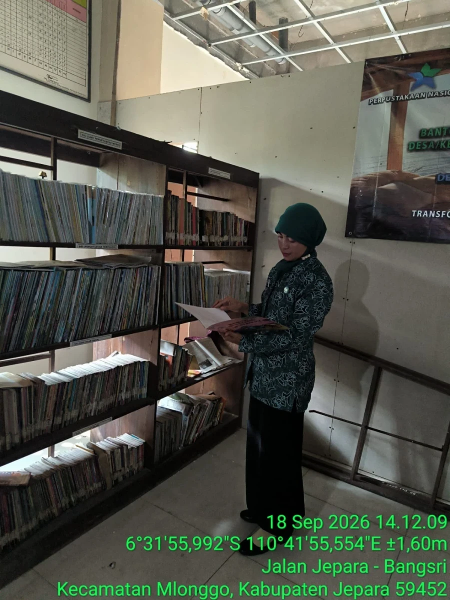 Bunda Literasi Kecamatan Mlonggo Kunjungi Perpustakaan Desa Sinanggul, Perkuat Budaya Literasi Masyarakat Desa Sinaggul dan Sekitarnya