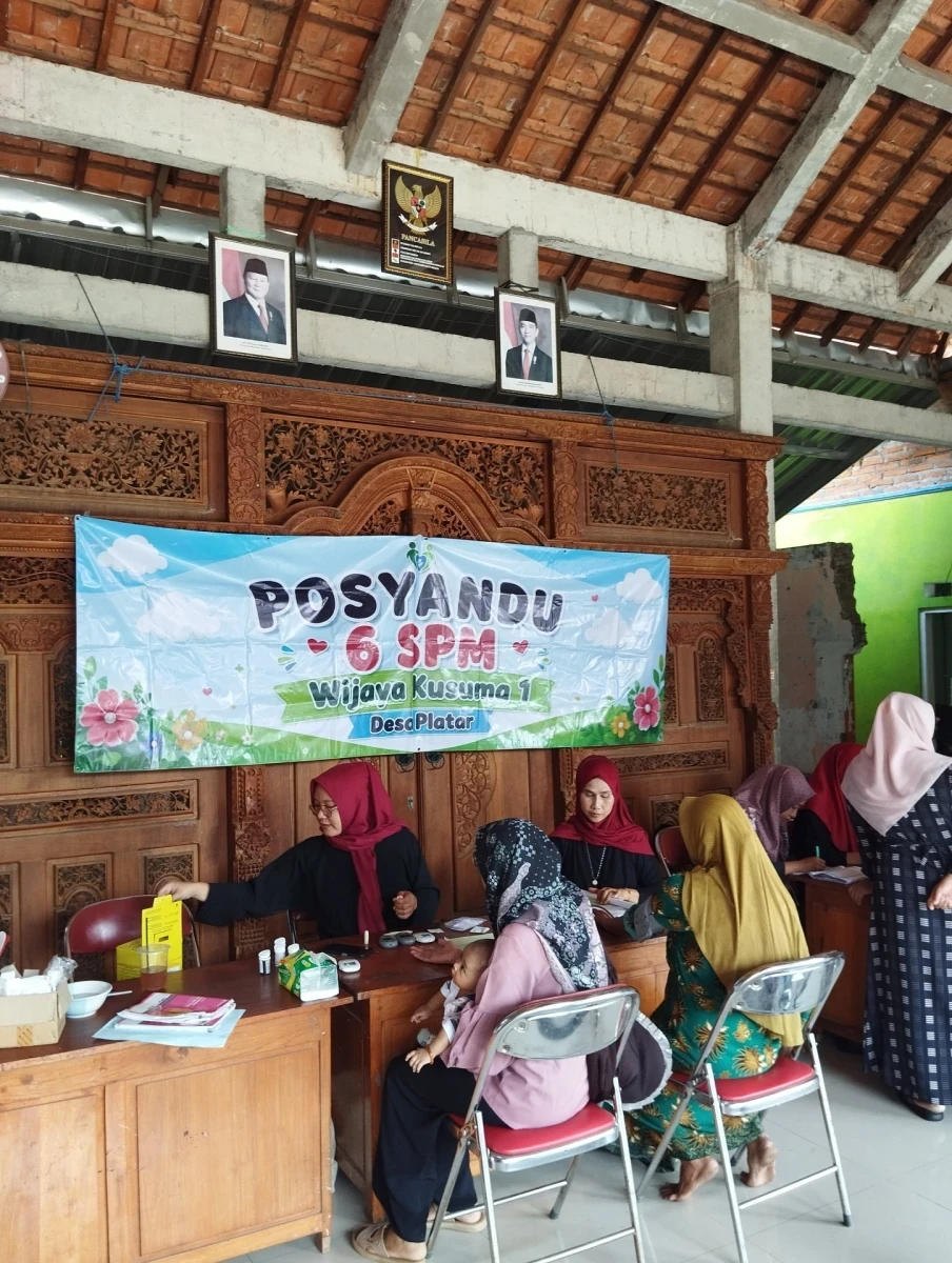 Pelayanan posyandu 6spm Wijaya Kusuma RW 1 