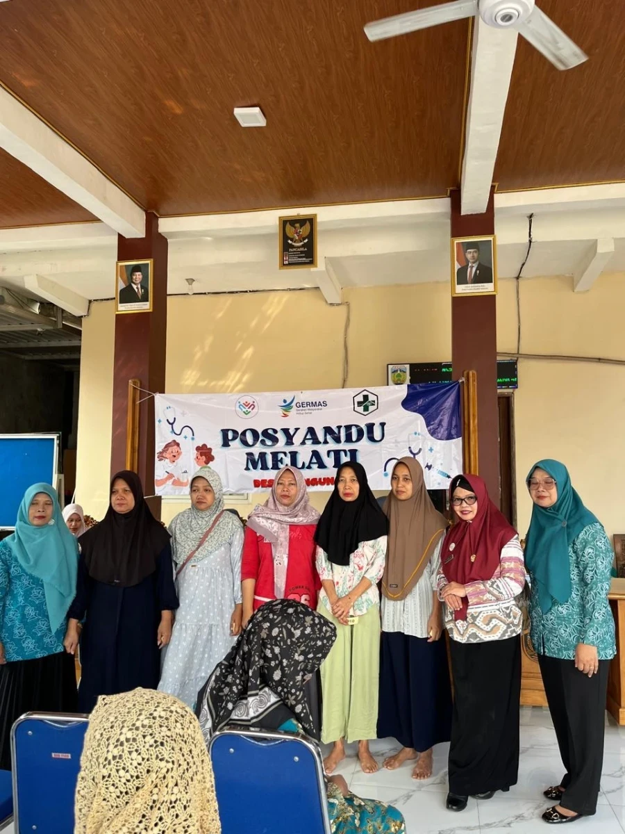 Pembinaan Posyandu Desa Mangunan sasaran Usia Produktif