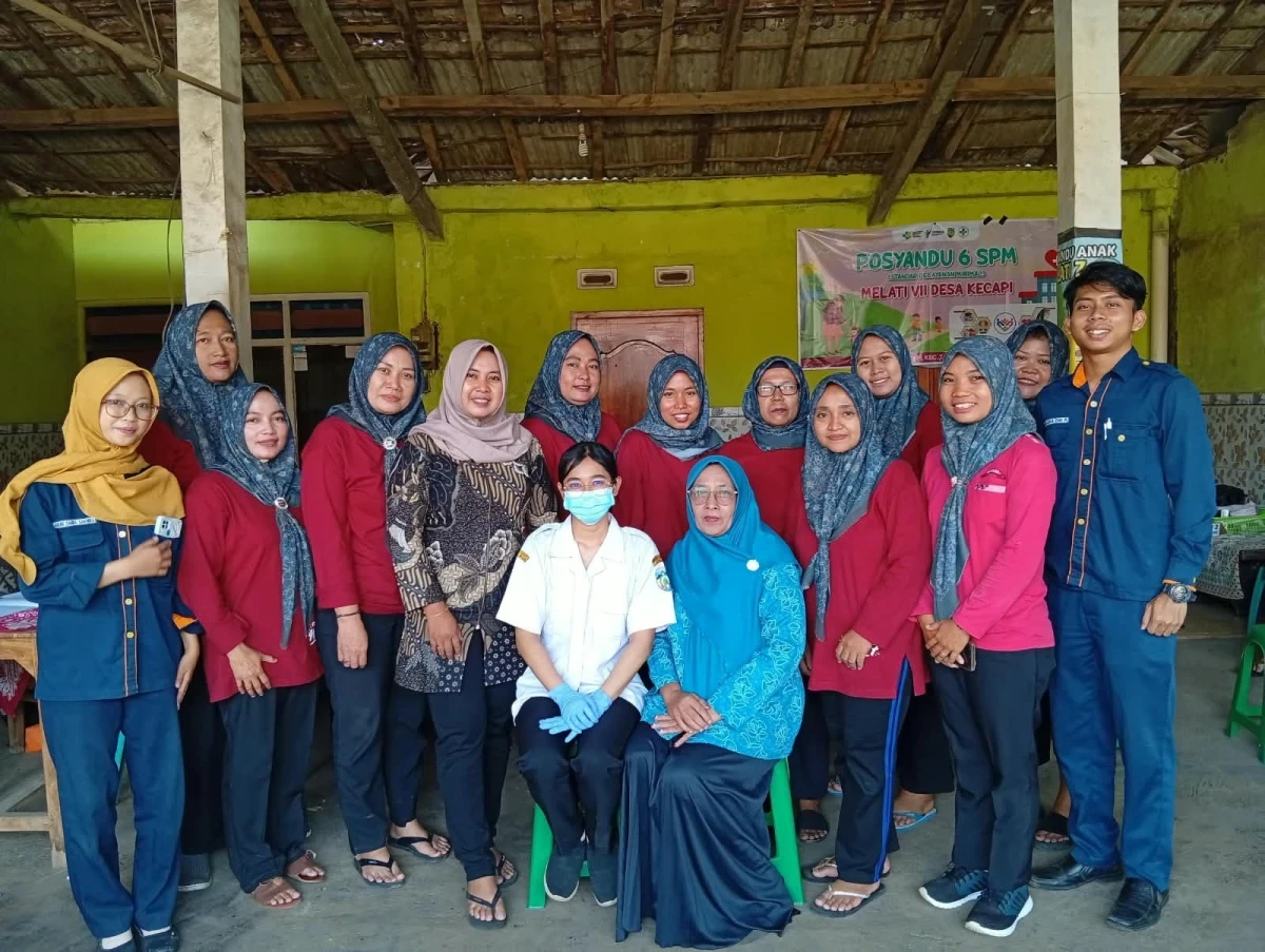 Kegiatan pos 7 melati desa kecapi