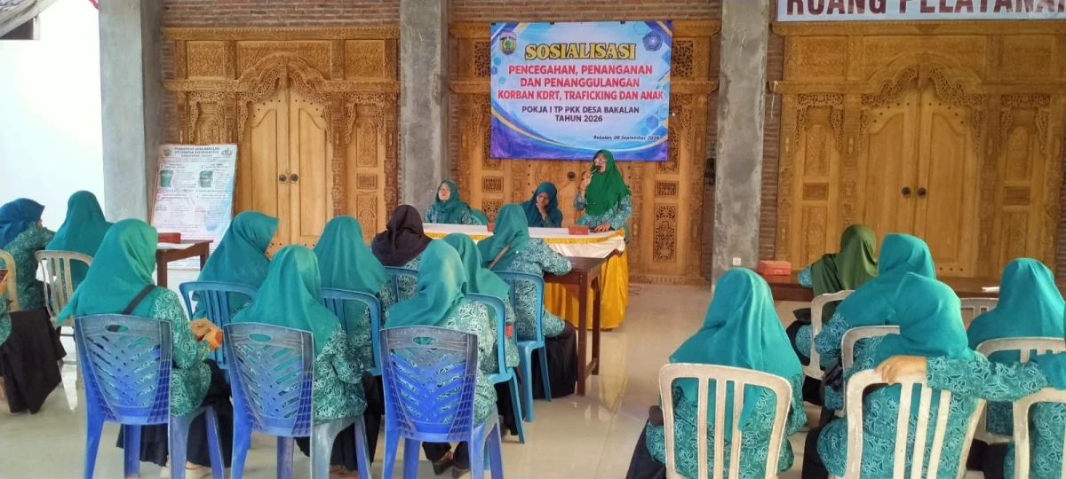 Pelaksanaan Program Kerja Pokja I Desa Bakalan