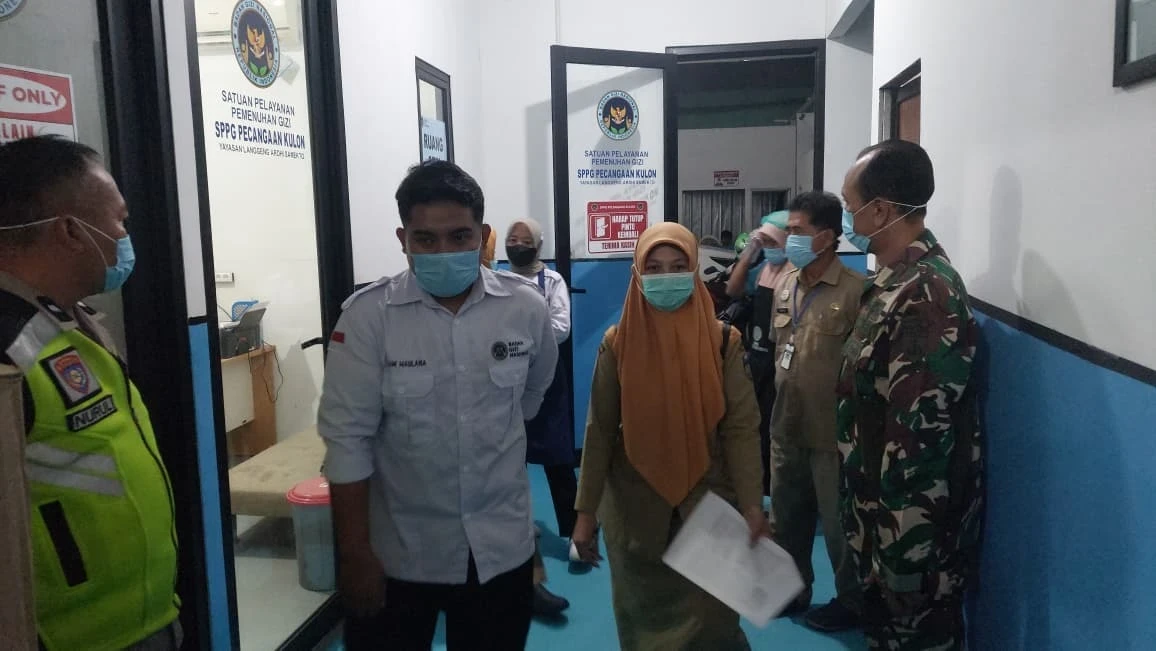 Sinergi Lintas Sektor, TP Posyandu Bersama Tim Kecamatan, Puskesmas, Koramil, dan Polsek Pecangaan Gelar Monitoring SPPG