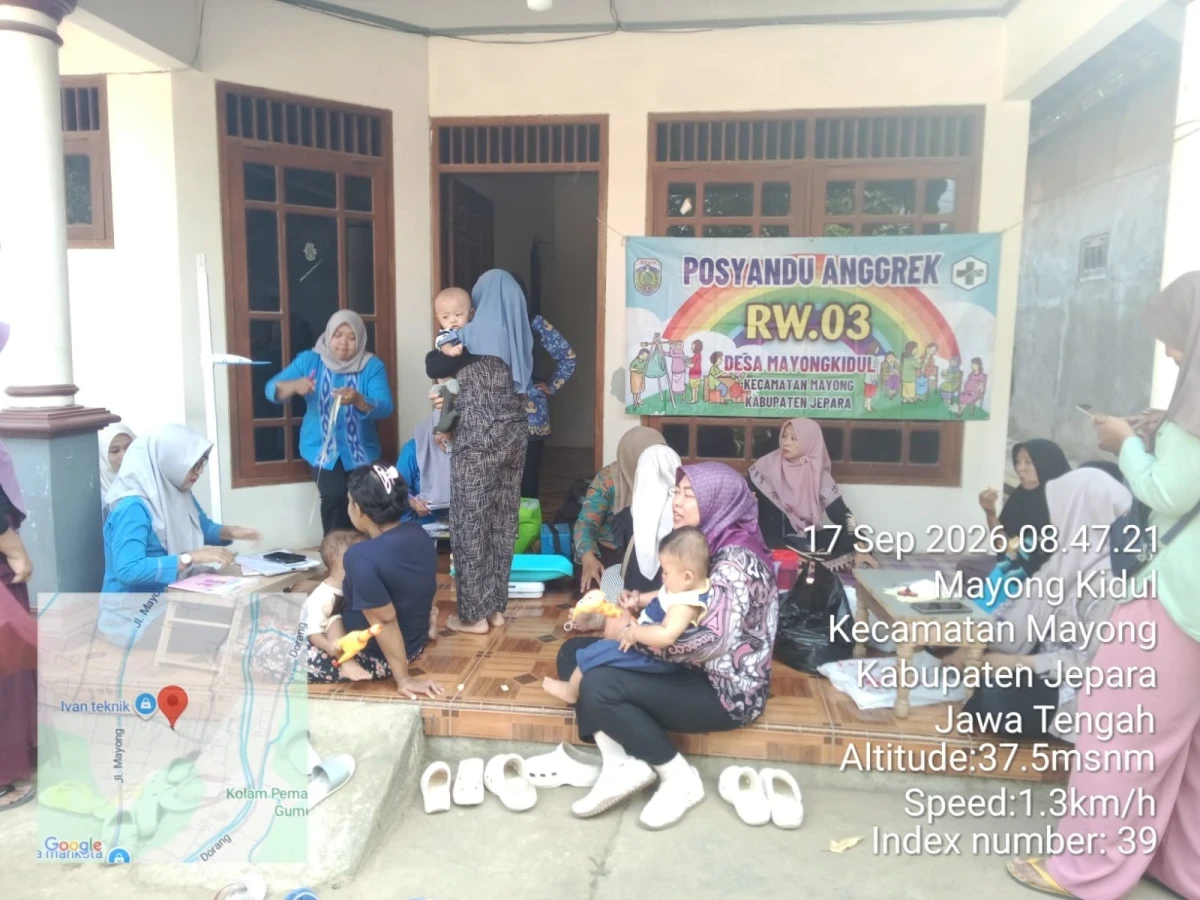 Generasi Kuat Desa Mayongkidul: Pemantauan Tumbuh Kembang di Posyandu Anggrek