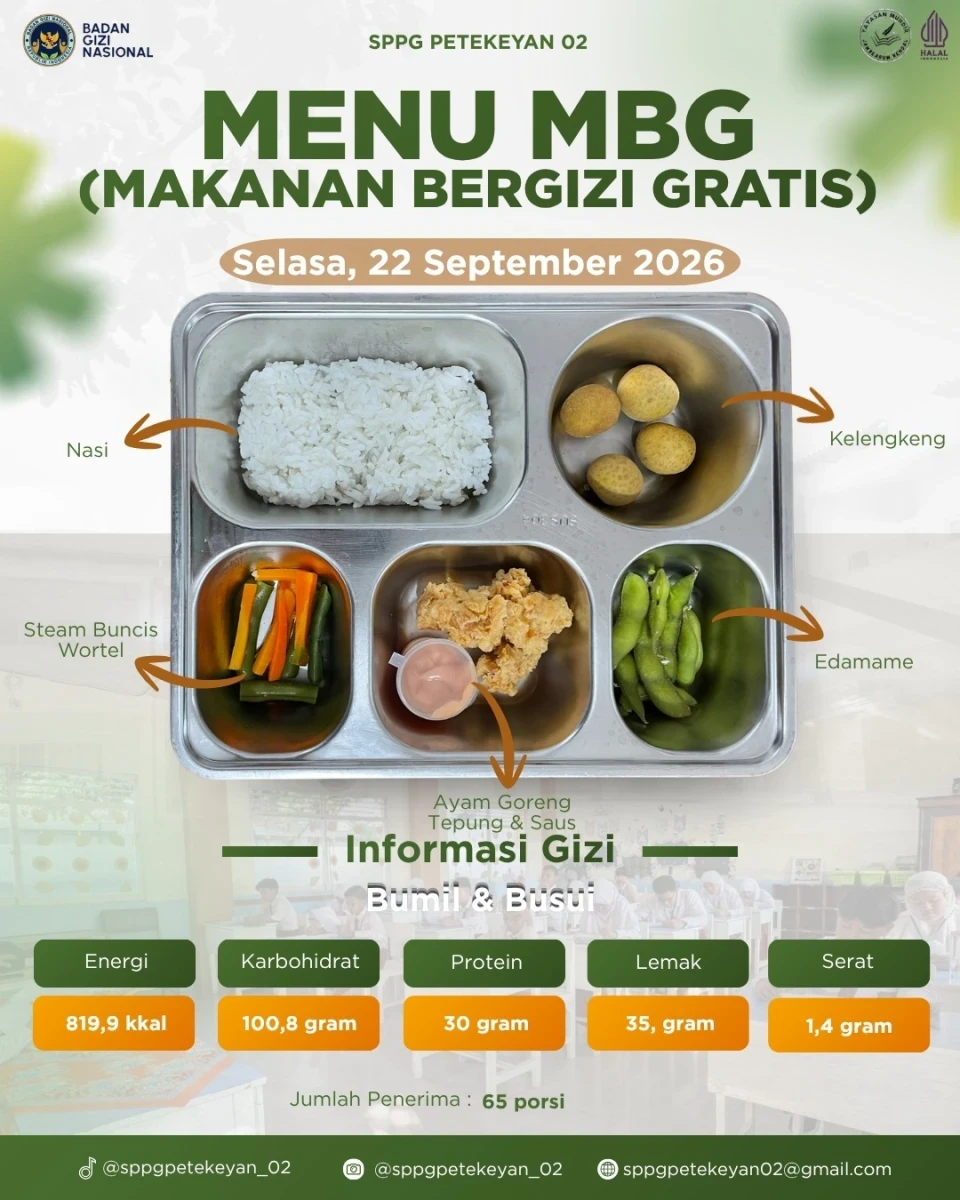 Mendampingi Kader Dalam pendistribusian MBG 3B