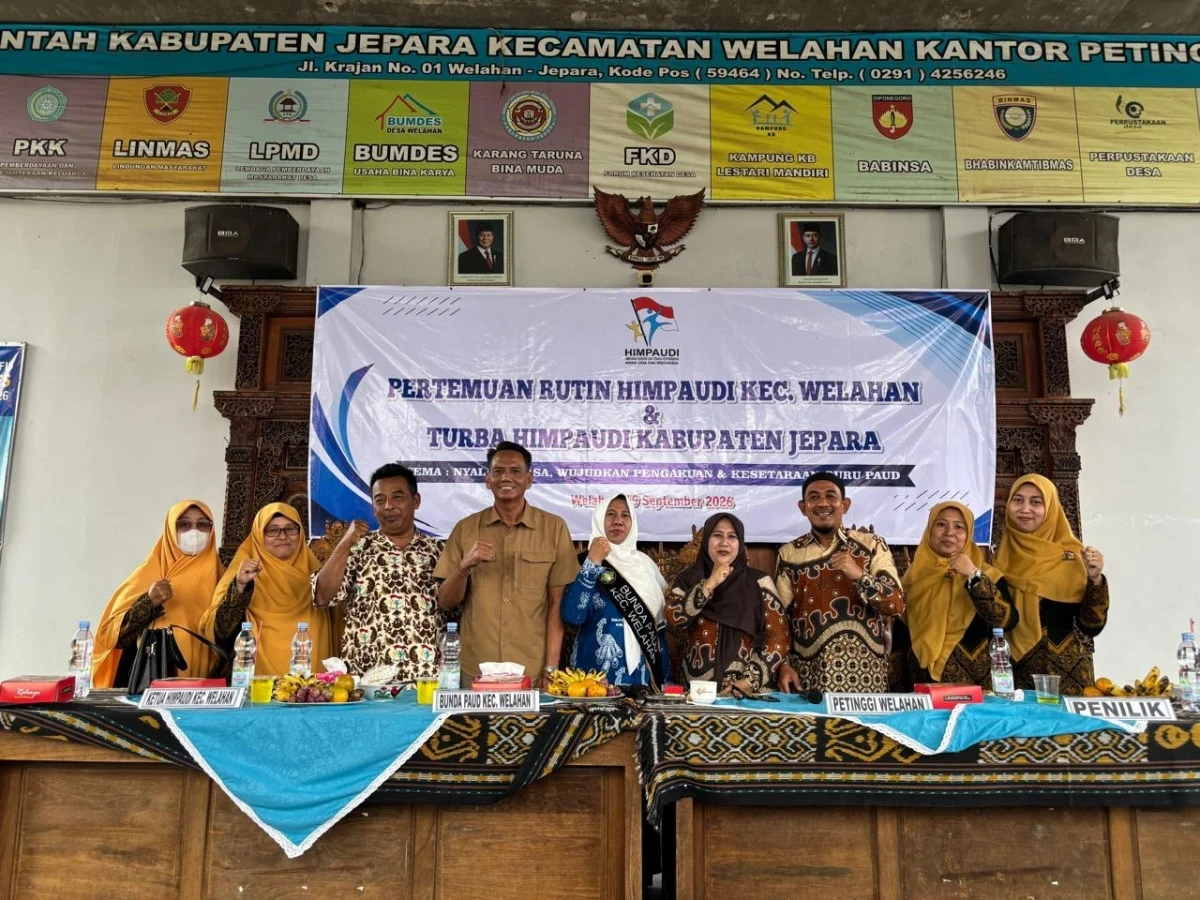 Pertemuan Rutin HIMPAUDI Kecamatan Welahan dan TURBA HIMPAUDI Kabupaten Jepara