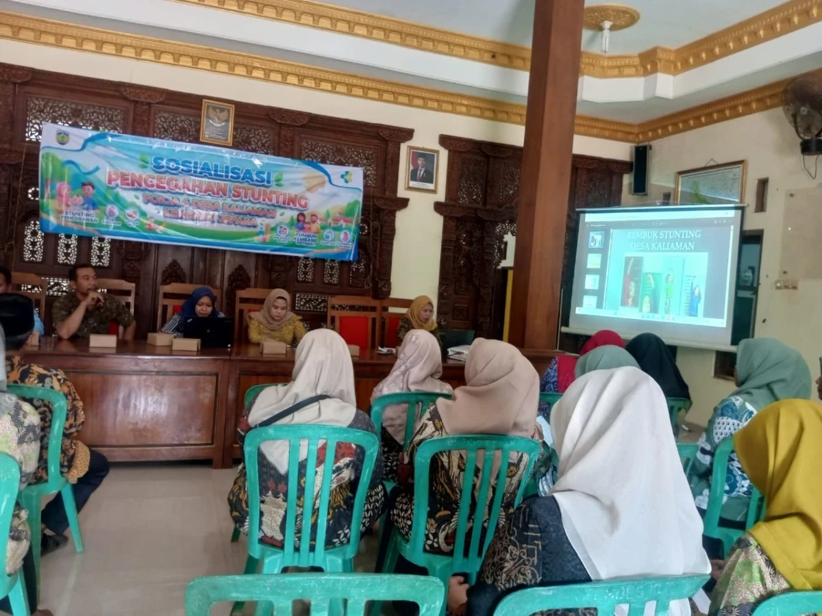 Sosialisasi Pencegahan Stunting di Desa Kaliaman 