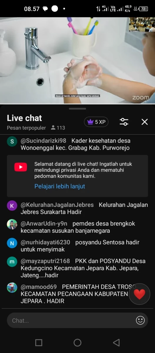 TP PKK Desa Kedungcino Ikuti Rakor Stunting Regional Jawa, Bali, dan Nusa Tenggara 2026