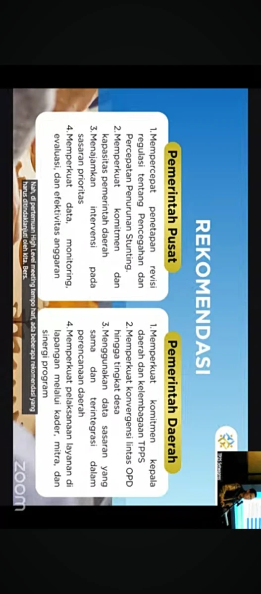 Kader Posyandu Desa Kedungcino Mengikuti Rakor Stunting Regional melalui Live Streaming YouTube