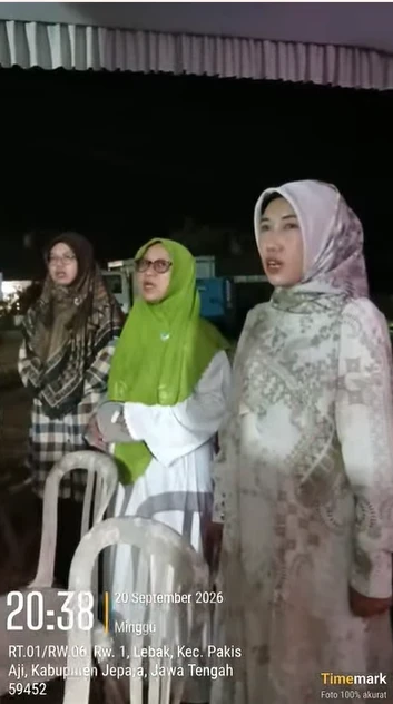 TP PKK Kecamatan Pakis Aji mengikuti kegiatan Ma’arif NU Jepara Bersholawat dalam rangka Harlah LP Ma’arif NU dan PERSIMANU 2 Tahun 2026 Sako Pandu Ma’arif NU Jepara