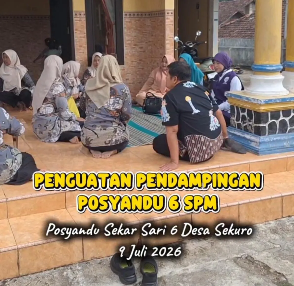 Penguatan Pedampingan Posyandu 6 SPM