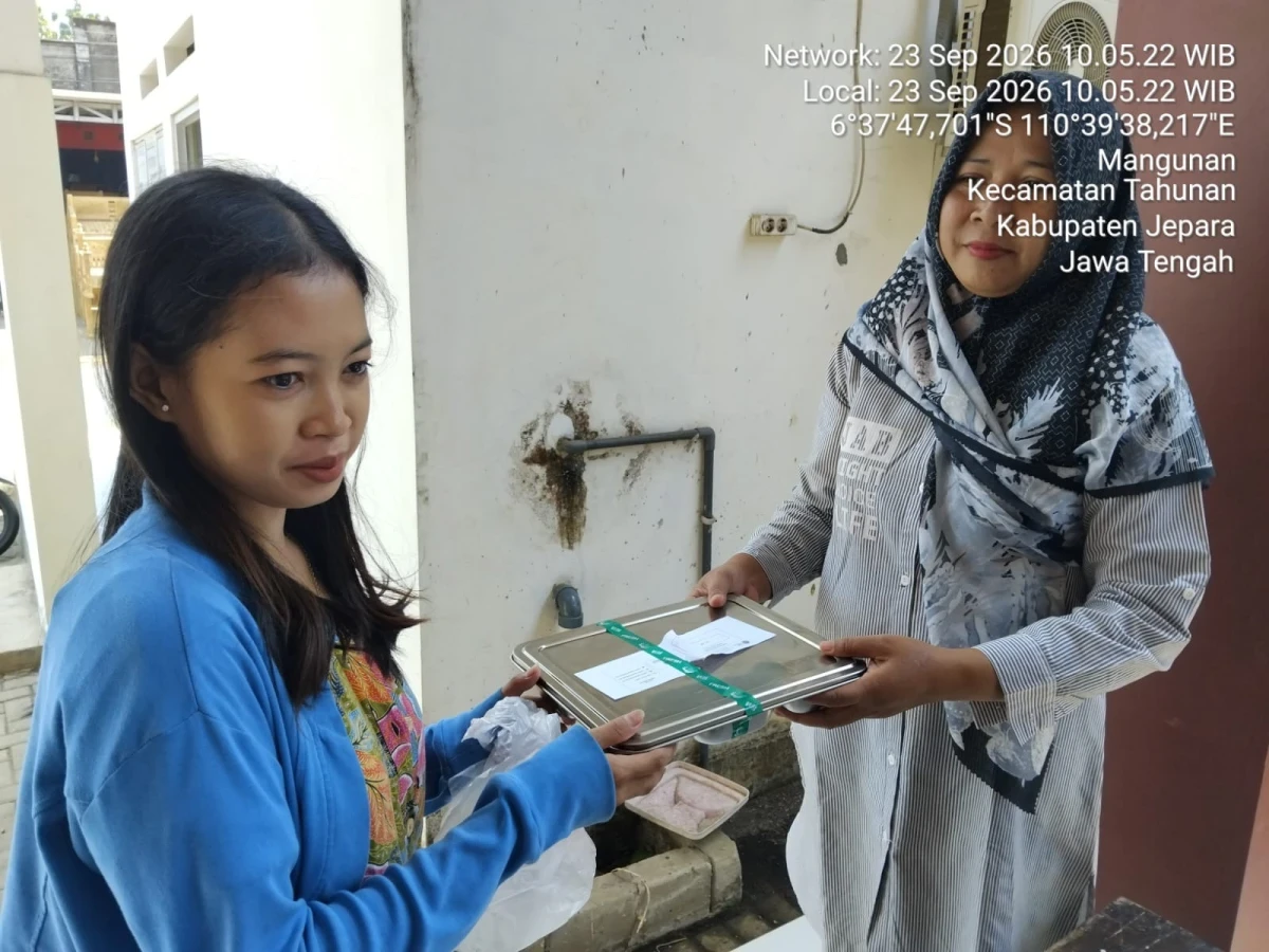 Pendistribusian MBG di Desa Mangunan 