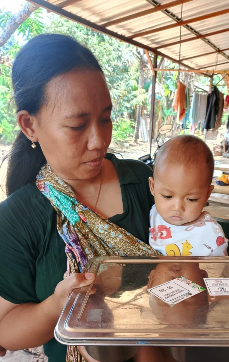 Pemantauan Program MBG untuk Bumil, Busui, dan Balita di Posyandu Harapan 8 RW 02