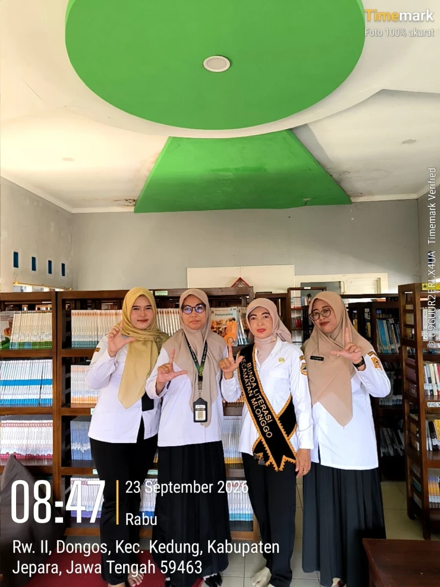 Bunda Literasi Kecamatan Mlonggo Berkunjung ke Perpustakaan Manggala Pustakalaya