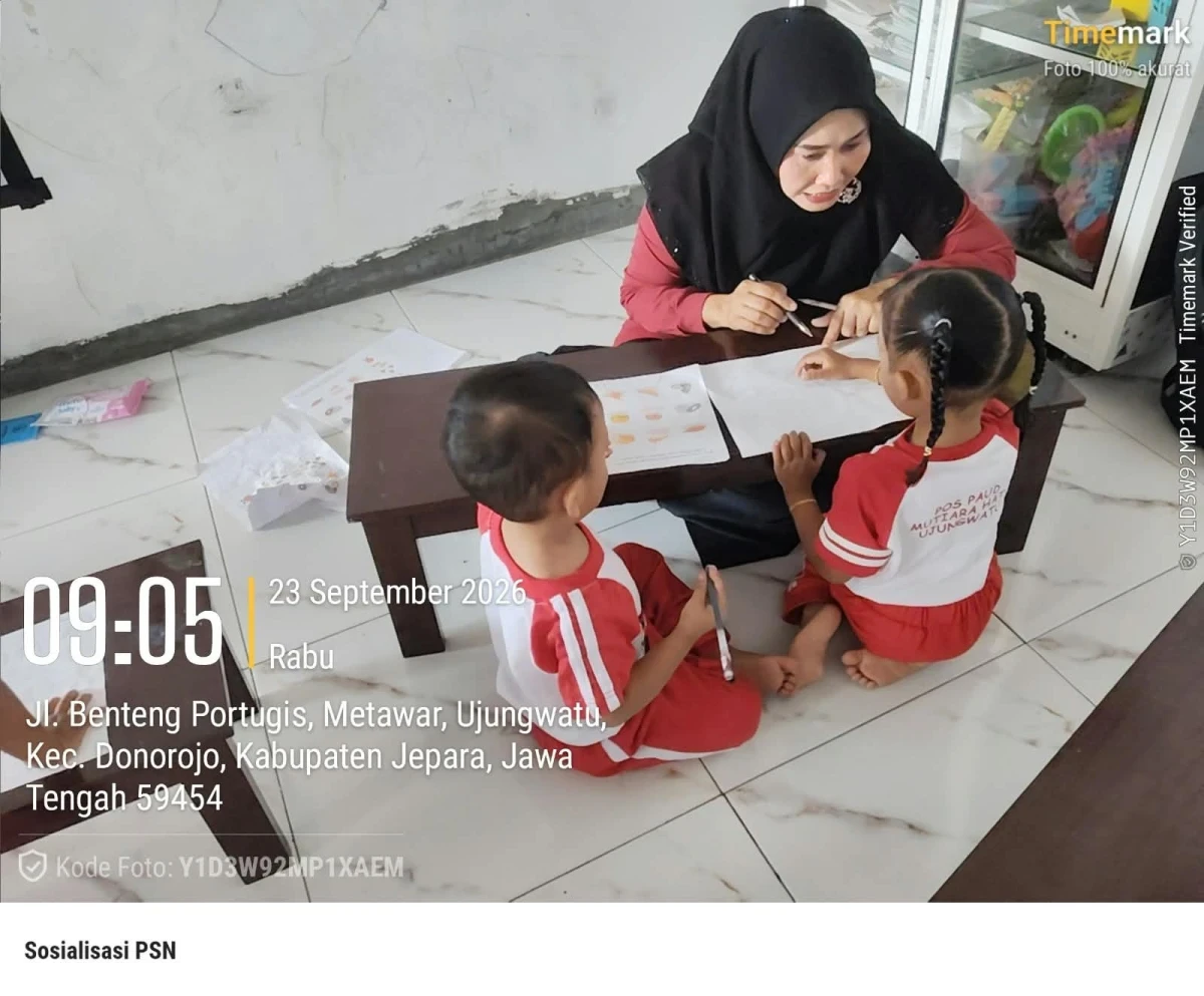 PEMBELAJARAN DI POS PAUD MUTIARA HATI UJUNGWATU