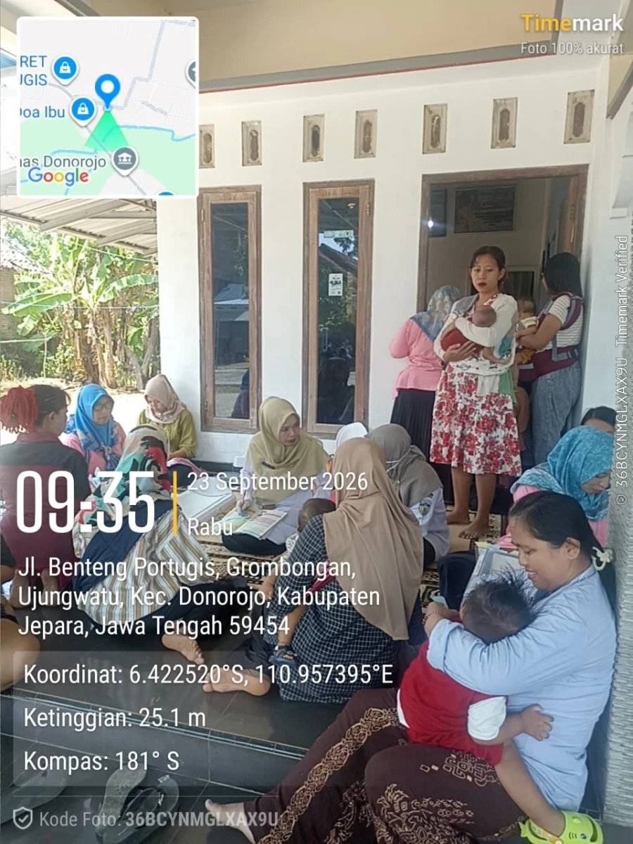 KEGIATAN POSYANDU MEKARSARI 06 RW 03 DUKUH GROBOGAN DESA UJUNGWATU