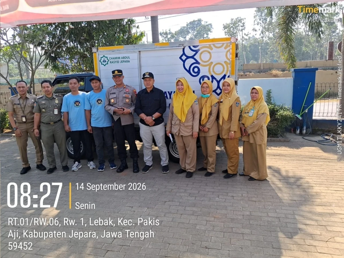 Pokja IV TP PKK Kecamatan Pakis Aji mengikuti kegiatan Tim SATGAS MBG Kecamatan Pakis Aji dalam rangka inspeksi mendadak (sidak) ke Satuan Pelayanan Pemenuhan Gizi (SPPG) Lebak, RT 01/RW 06
