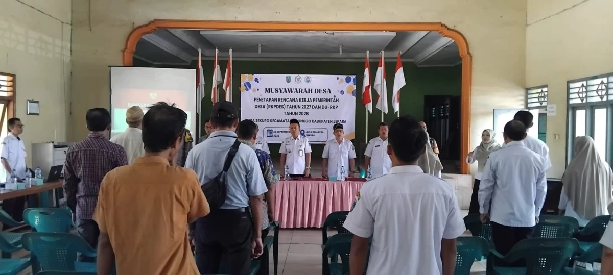 Menghadiri rapat RPKPDES
