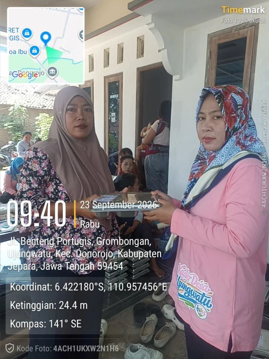 PENDISTRIBUSIAN Makan Bergizi Gratis (MBG) DI POS 06 RW 03 GROBOGAN