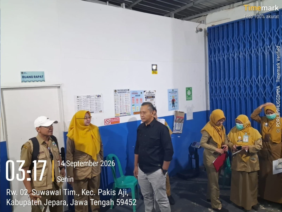 Pokja IV TP PKK Kecamatan Pakis Aji mengikuti kegiatan Tim SATGAS MBG Kecamatan Pakis Aji dalam rangka inspeksi mendadak (sidak) ke Satuan Pelayanan Pemenuhan Gizi (SPPG) Suwawal Timur