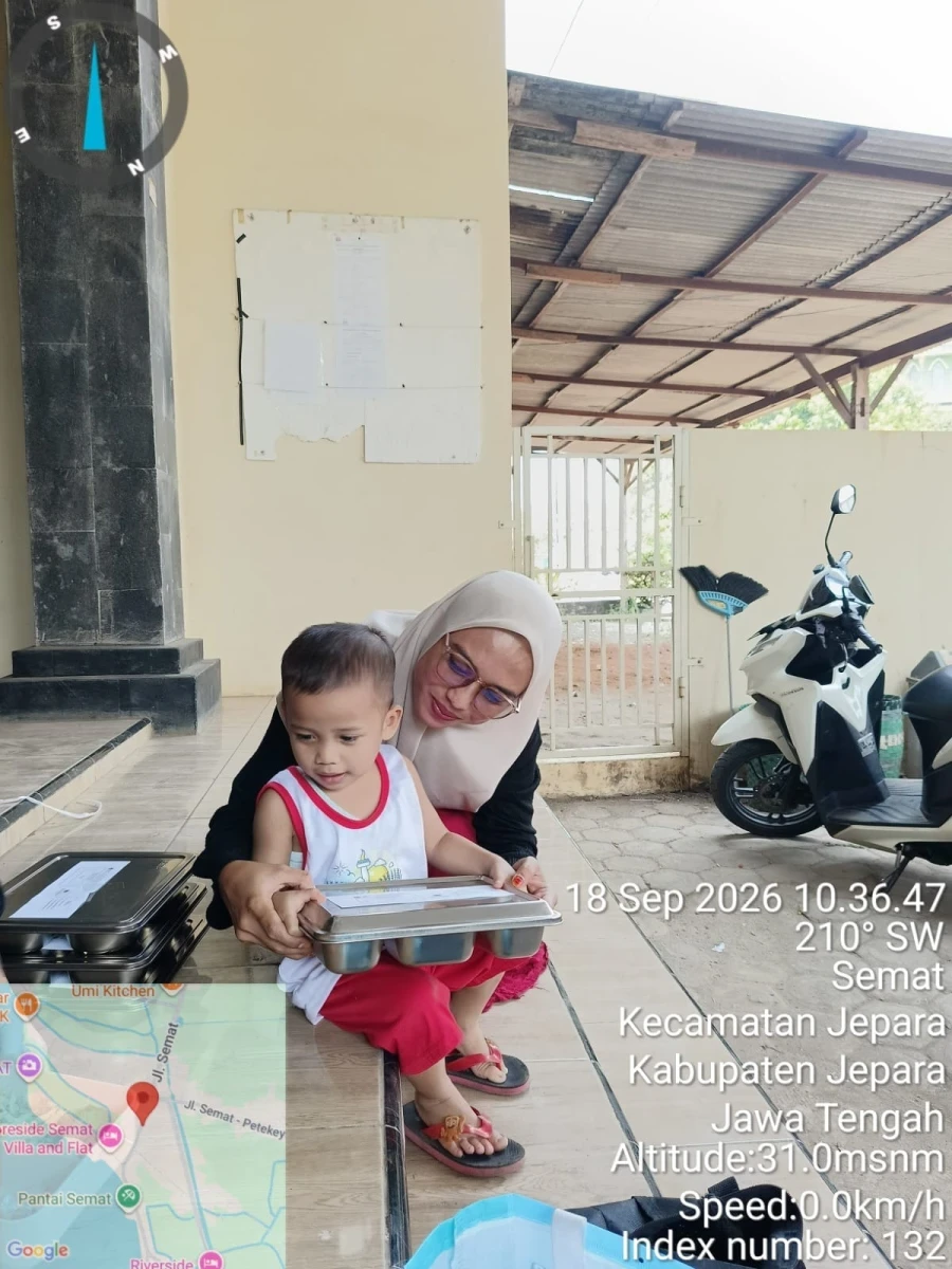 pembagian MBG kepada balita