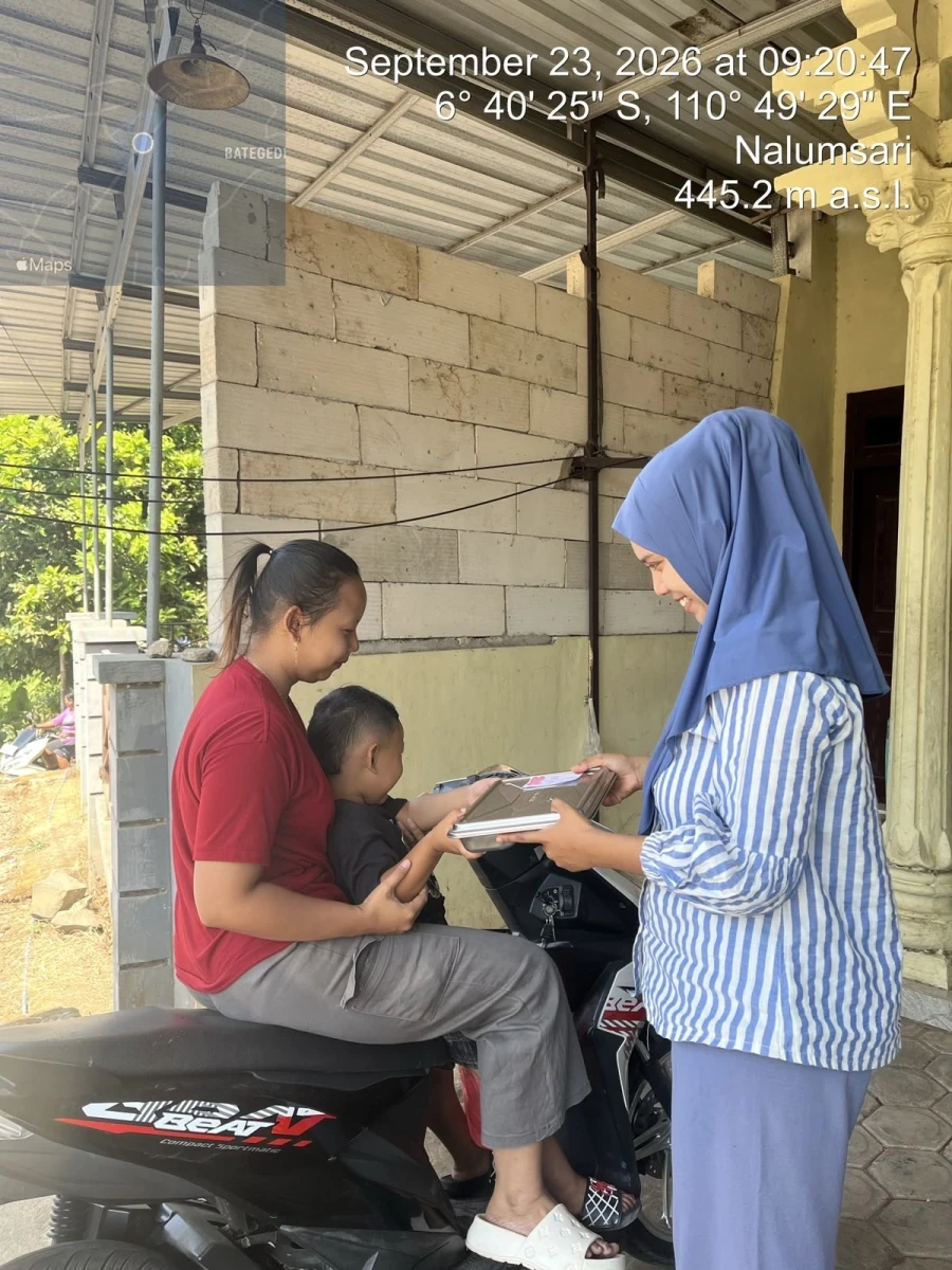 Pembagian MBG ke dukuh godang