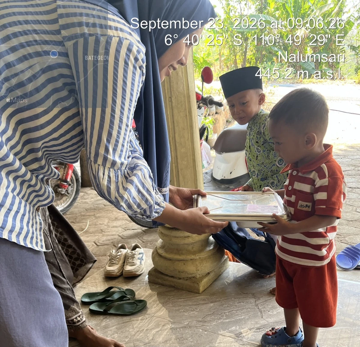 Pembagian MBG ke dukuh godang