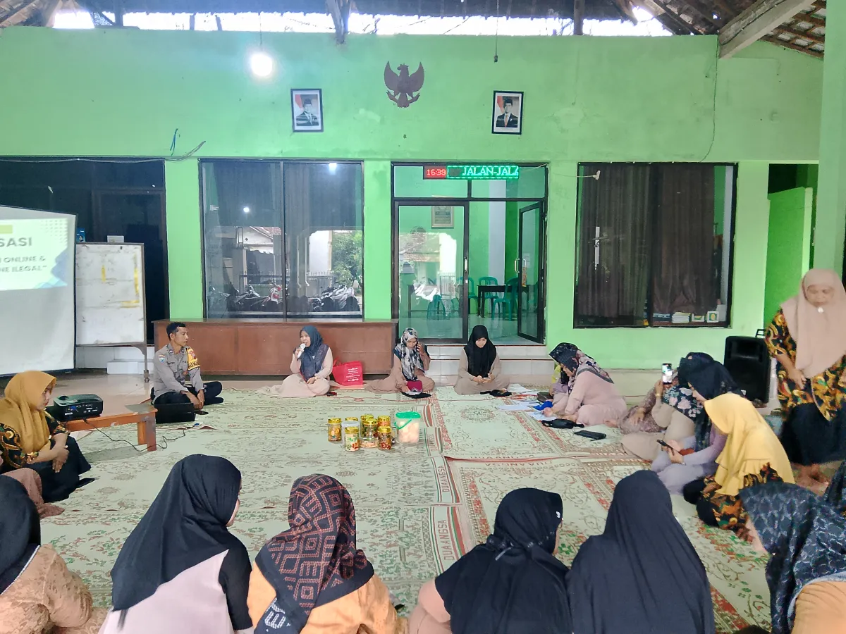 Kegiatan Halal Bihalal dilanjutkan Sosialisasi Judi Online dan Pinjaman Online secara Ilegal 